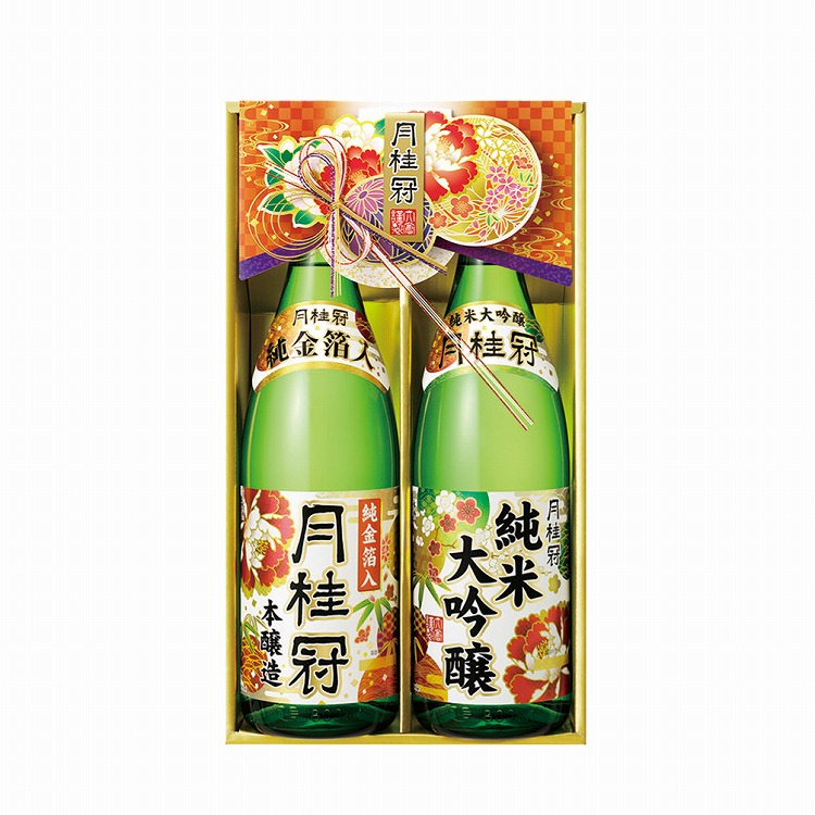 純米大吟醸・本醸造純金箔入セット