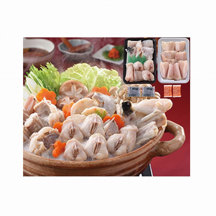 ふくとあんこうのちり鍋詰合せ