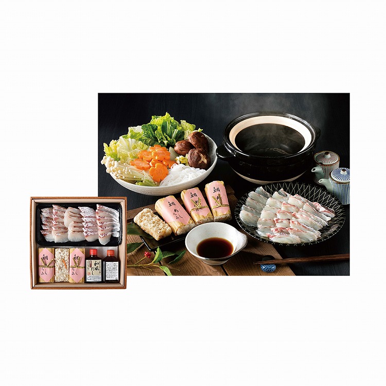 鯛しゃぶ・雑炊セット