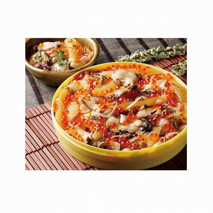 蝦夷あわび・いくら・帆立松前漬