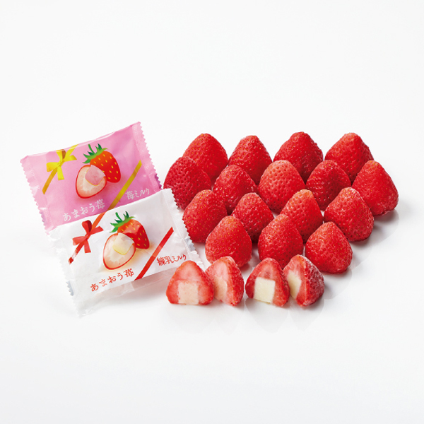 〈スルー〉あまおう苺あいす