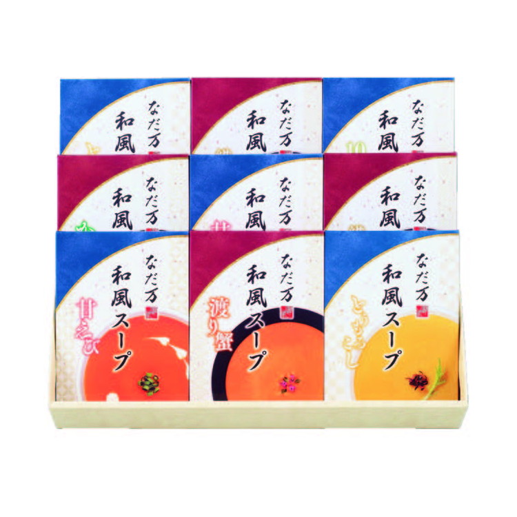 〈日本料理なだ万〉冷温和風スープ