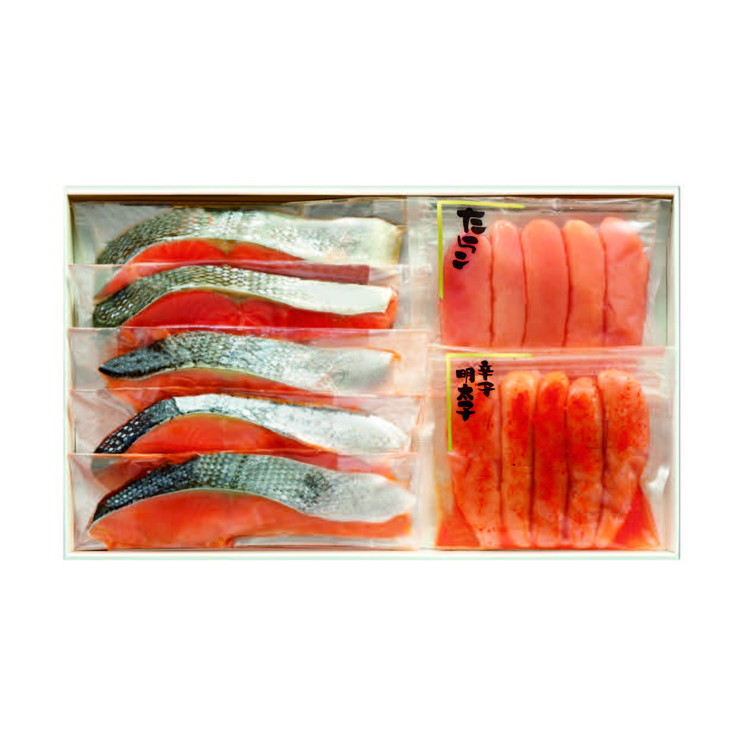 〈二幸〉鮭切身・魚卵詰合せ