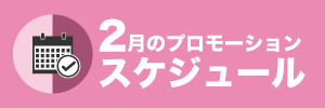 2月のプロモーションスケジュール