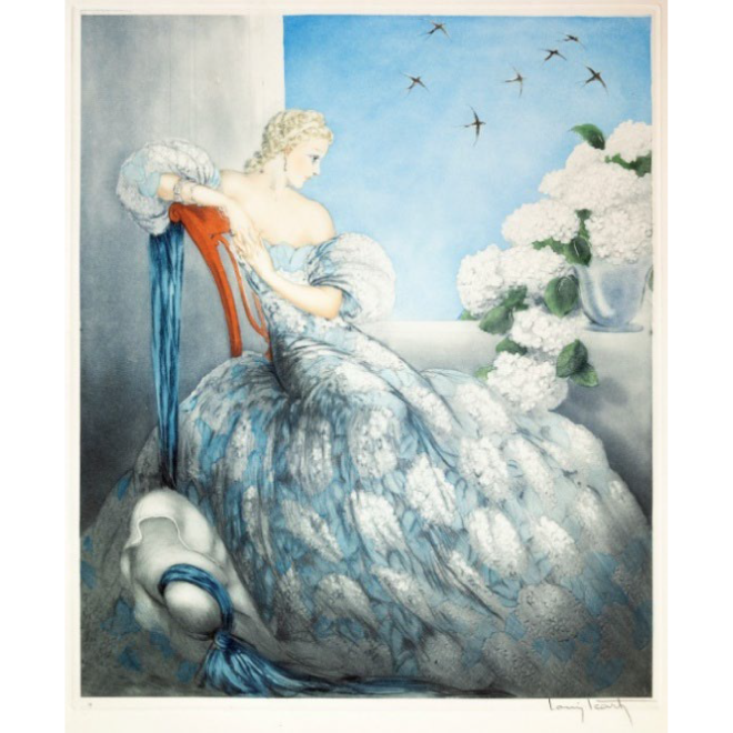 レオナール・フジタ、エレーヌ・フランクの肖像、画集画、額付 藤田嗣治の2つの肖像画 - 遊びをせんとや生まれけむ